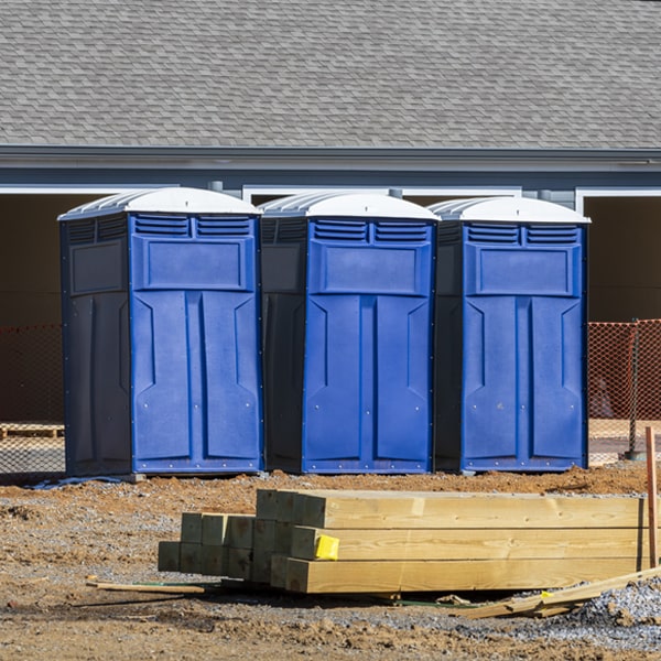 what is the expected delivery and pickup timeframe for the portable toilets in Port Hope